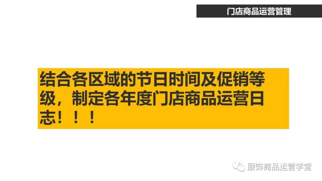 快時尚品牌門店商品運營管理PPT：門店商品運營日志編制