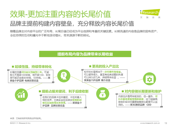 艾瑞咨詢：2021年種草內容平臺營銷價值白皮書