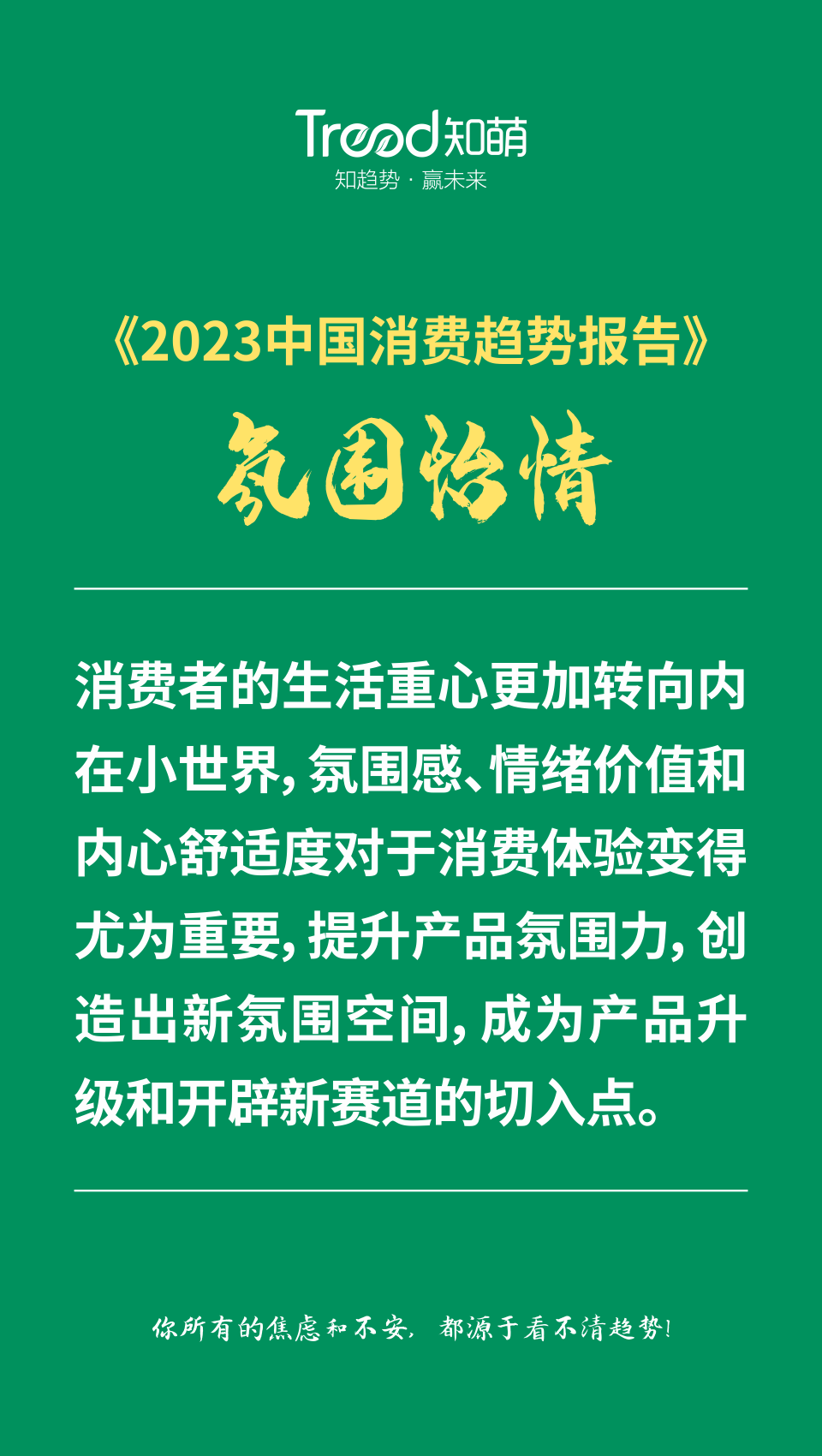 《2023中國消費趨勢報告》，知萌咨詢機構