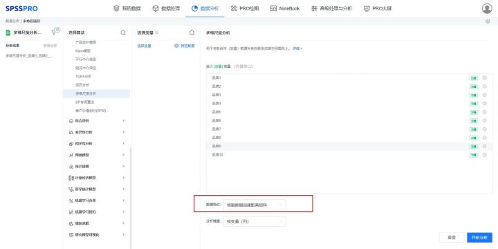 產品定位與差異化分析實戰:多維尺度分析、問卷數據舉例