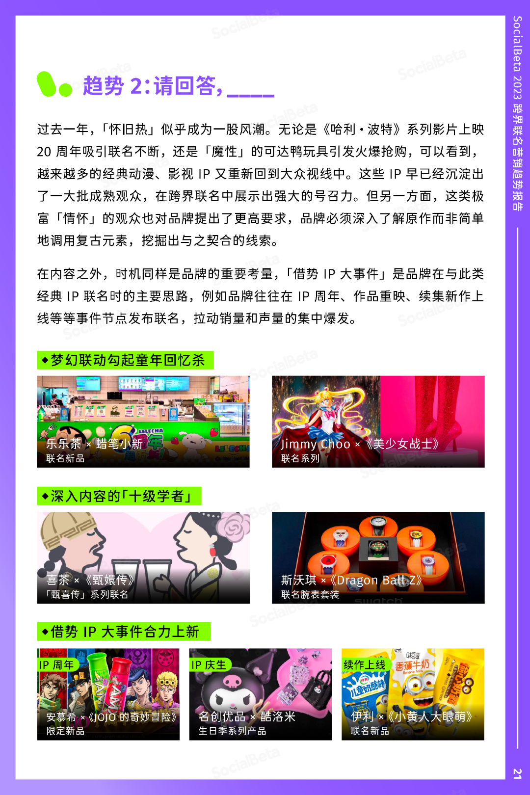 SocialBeta《2023跨界聯名營銷趨勢報告》