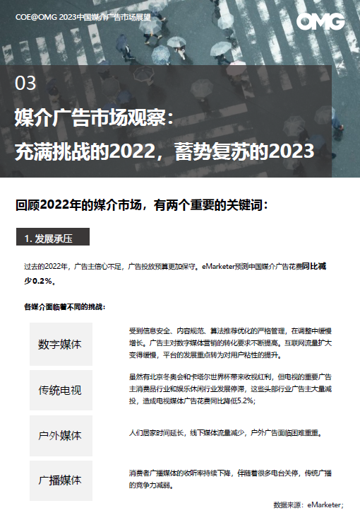 2023廣告主營銷費用計劃增長16%