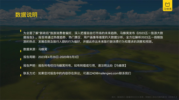 馬蜂窩《2023五一旅游大數據報告》